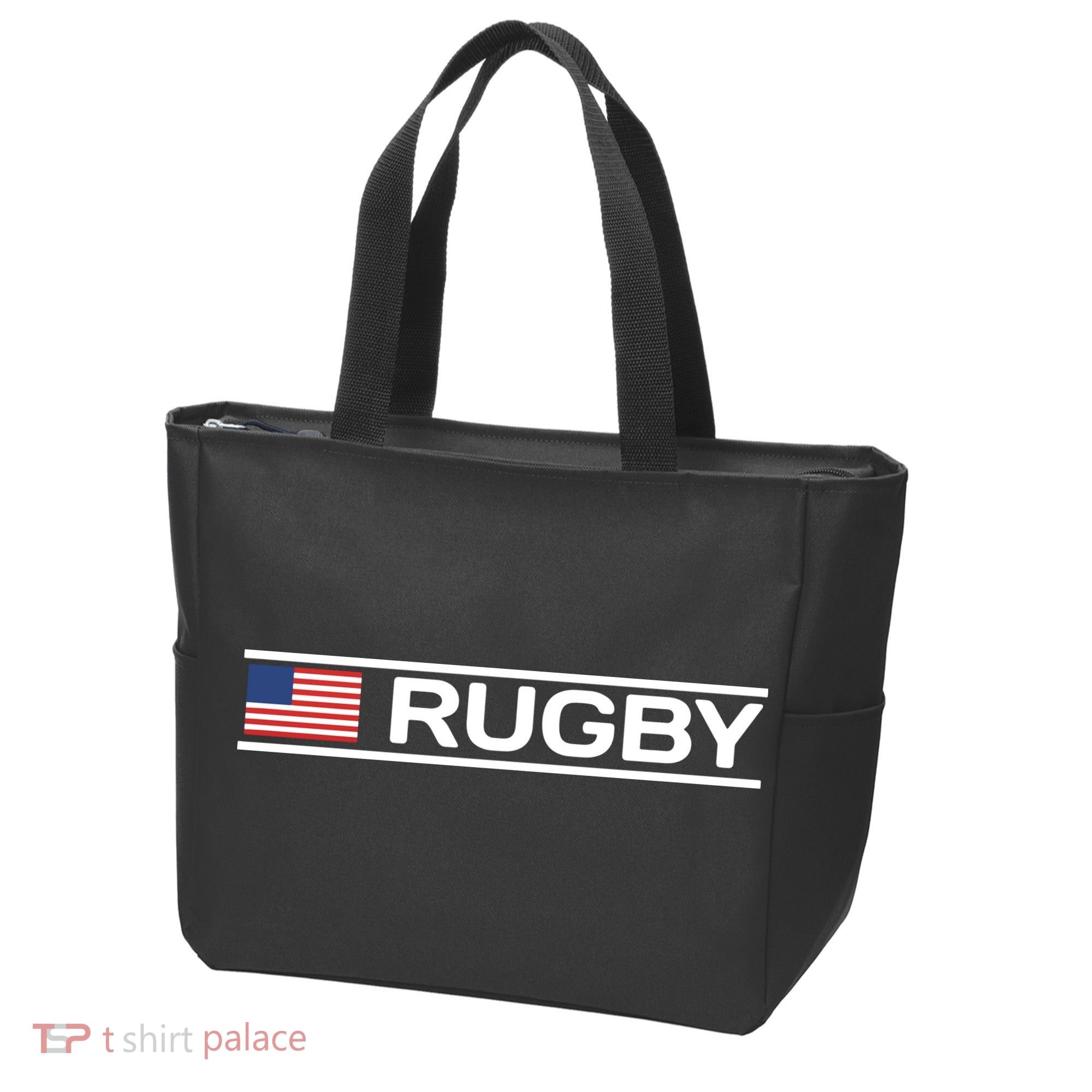 USA Flag Rugby Tote Bag
