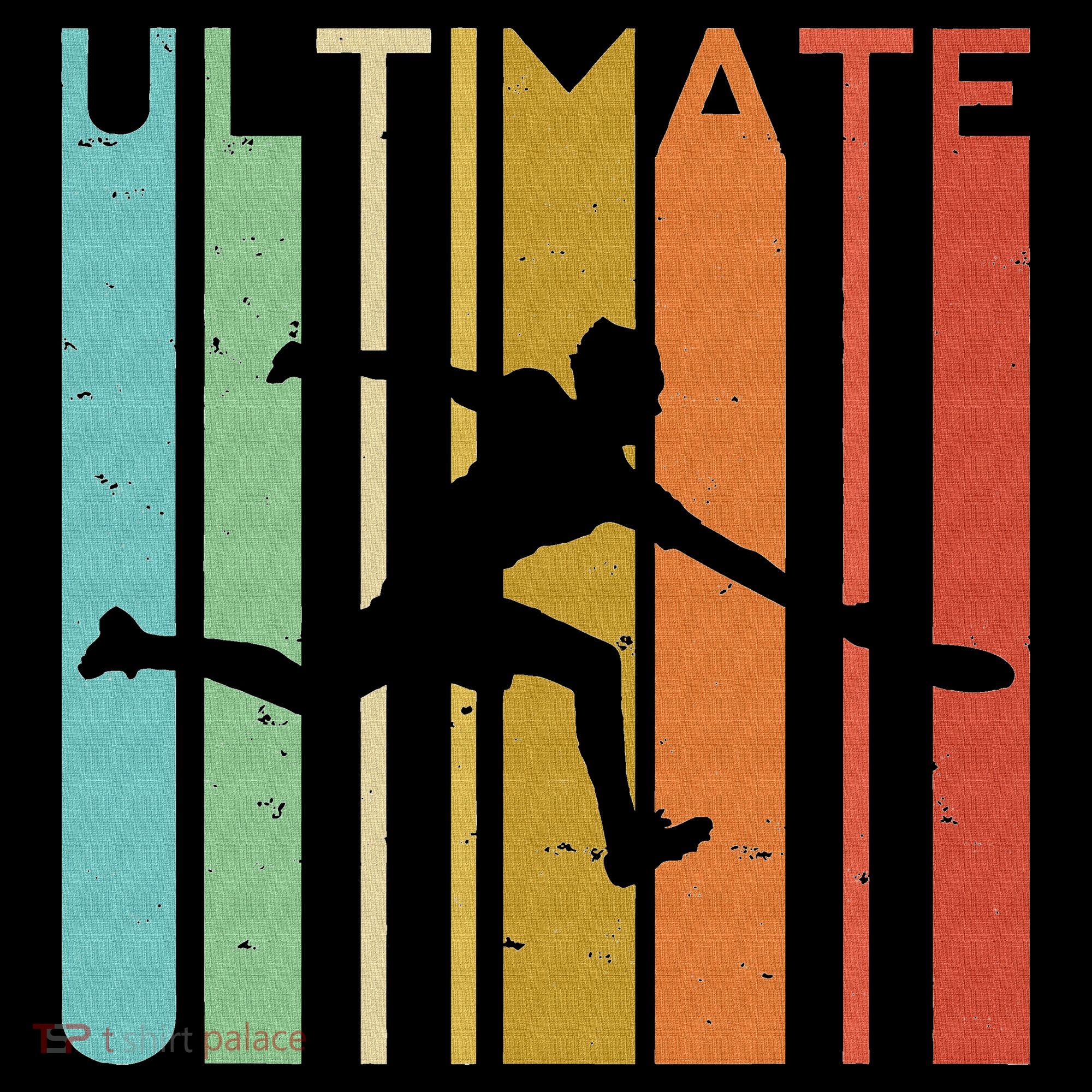 Ultimate Frisbee Retro Player Women's Hoodie