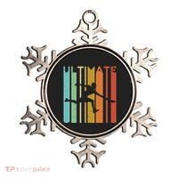 Ultimate Frisbee Retro Player Ornament thumb 0