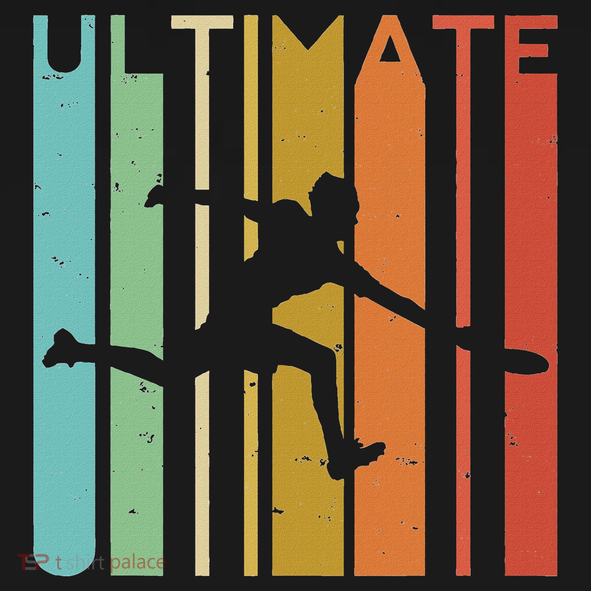 Ultimate Frisbee Retro Player Ornament