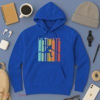 Ultimate Frisbee Retro Player Hoodie thumb 3