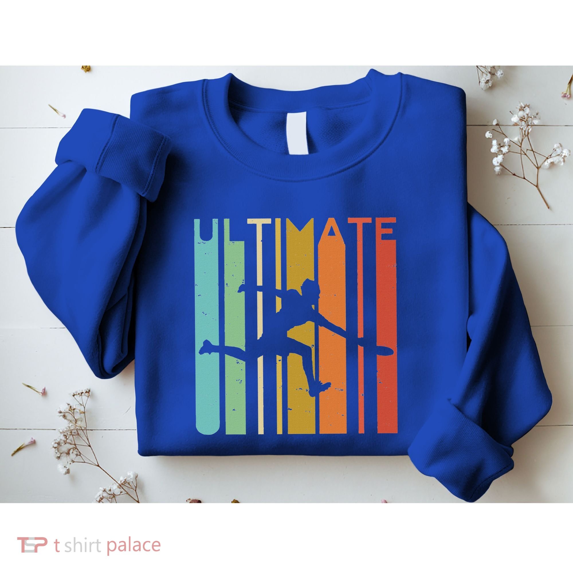 Ultimate Frisbee Retro Player Sweatshirt
