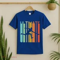 Ultimate Frisbee Retro Player T-Shirt thumb 2