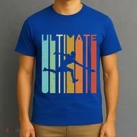 Ultimate Frisbee Retro Player T-Shirt thumb 3