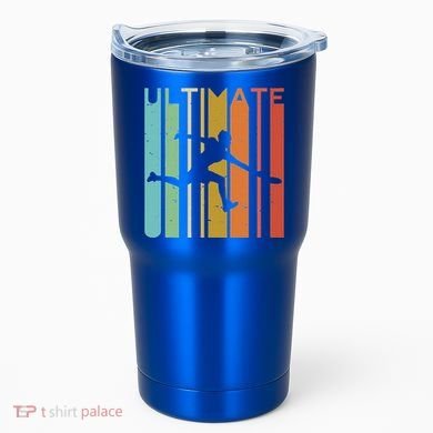 Ultimate Frisbee Retro Player Tumbler