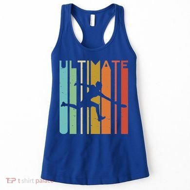 Ultimate Frisbee Retro Player Women's Tank Top