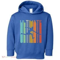 Ultimate Frisbee Retro Player Toddler Hoodie thumb 0