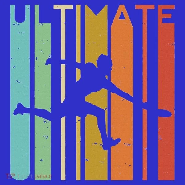 Ultimate Frisbee Retro Player Toddler Hoodie