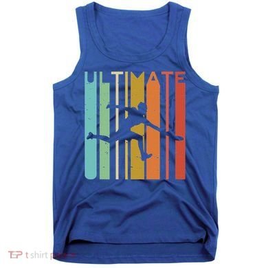 Ultimate Frisbee Retro Player Tank Top