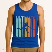 Ultimate Frisbee Retro Player Tank Top thumb 3