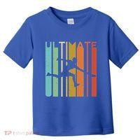 Ultimate Frisbee Retro Player Toddler T-Shirt thumb 0