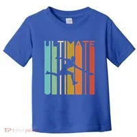 Ultimate Frisbee Retro Player Toddler T-Shirt thumb 0