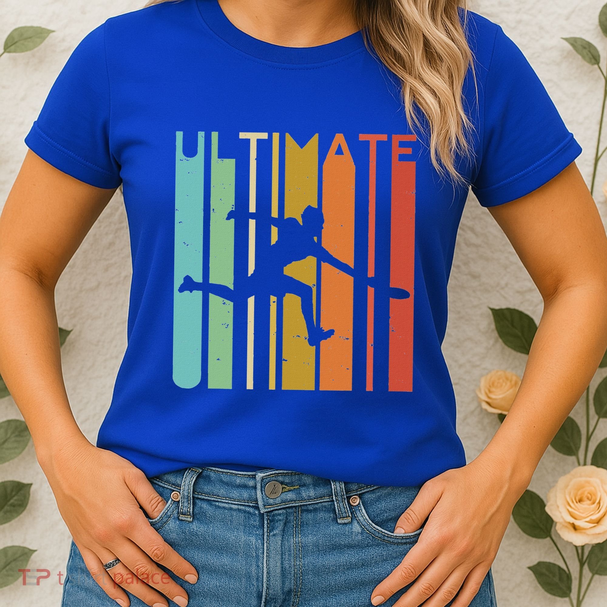 Ultimate Frisbee Retro Player Women's T-Shirt