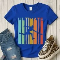 Ultimate Frisbee Retro Player Women's T-Shirt thumb 3