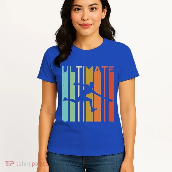 Ultimate Frisbee Retro Player Women's T-Shirt
