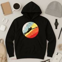 Ultimate Frisbee Retro Distressed Hoodie thumb 3