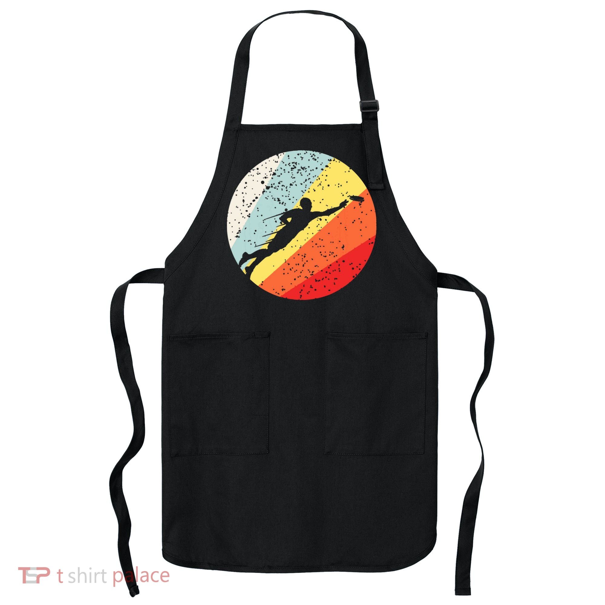 Ultimate Frisbee Retro Distressed Apron