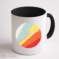 Ultimate Frisbee Retro Distressed Coffee Mug thumb 1