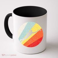 Ultimate Frisbee Retro Distressed Coffee Mug thumb 0