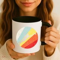 Ultimate Frisbee Retro Distressed Coffee Mug thumb 3