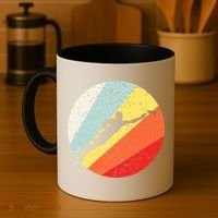 Ultimate Frisbee Retro Distressed Coffee Mug thumb 4
