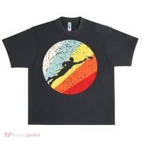 Ultimate Frisbee Retro Distressed Urban Oversized Heavyweight T-Shirt thumb 0
