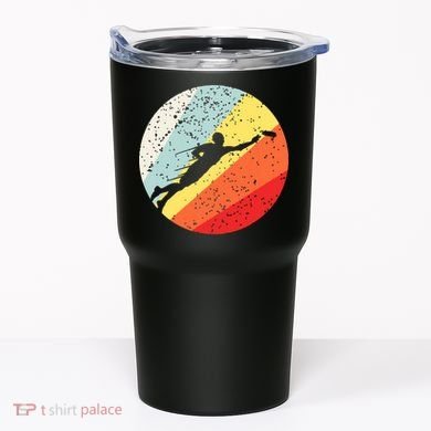 Ultimate Frisbee Retro Distressed Tumbler