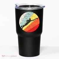 Ultimate Frisbee Retro Distressed Tumbler thumb 0