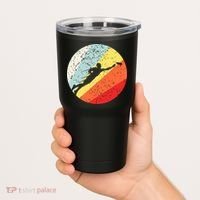 Ultimate Frisbee Retro Distressed Tumbler thumb 2