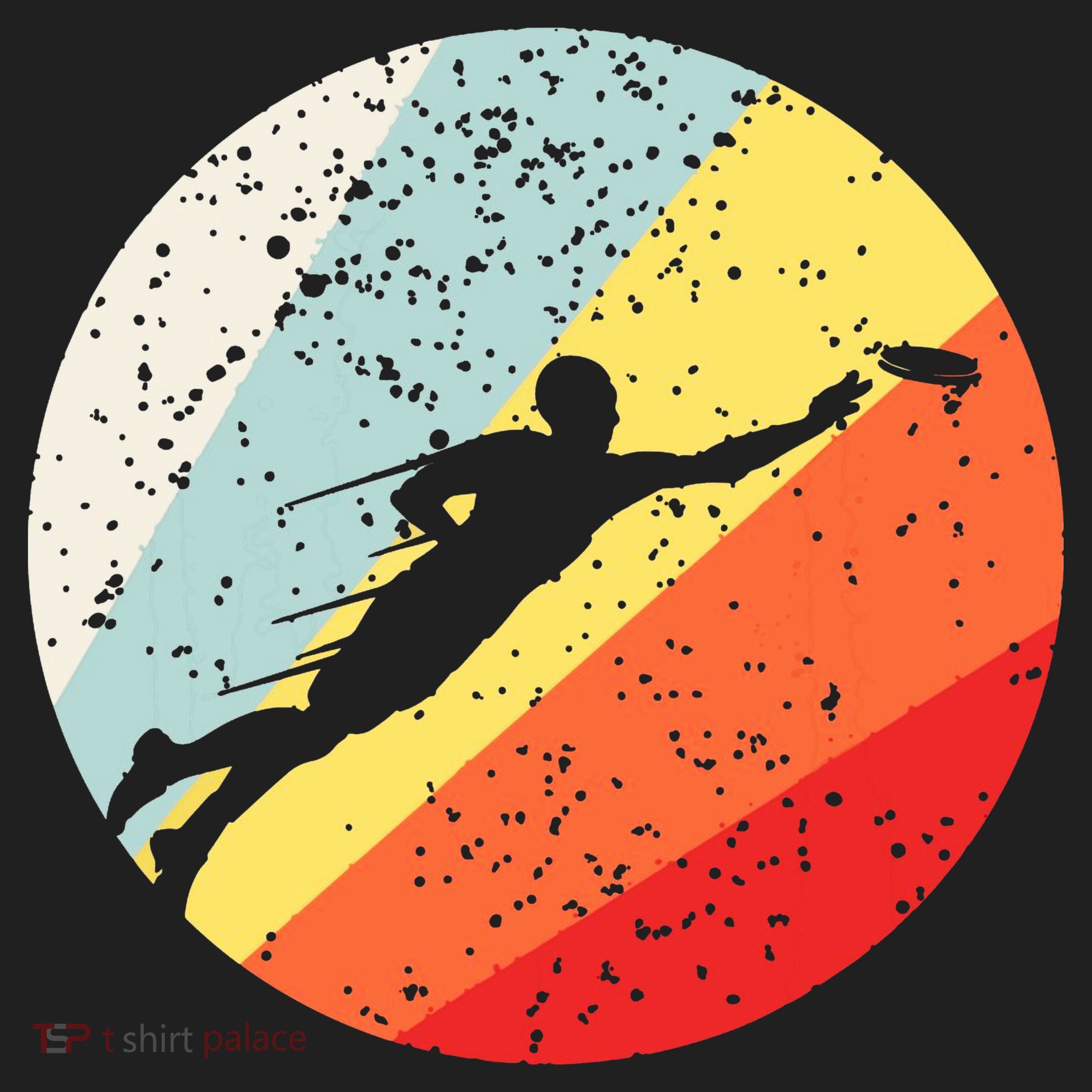 Ultimate Frisbee Retro Distressed Tumbler