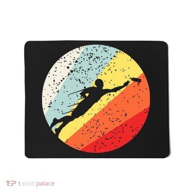 Ultimate Frisbee Retro Distressed Mousepad