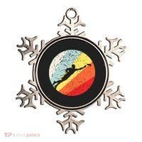 Ultimate Frisbee Retro Distressed Ornament thumb 0