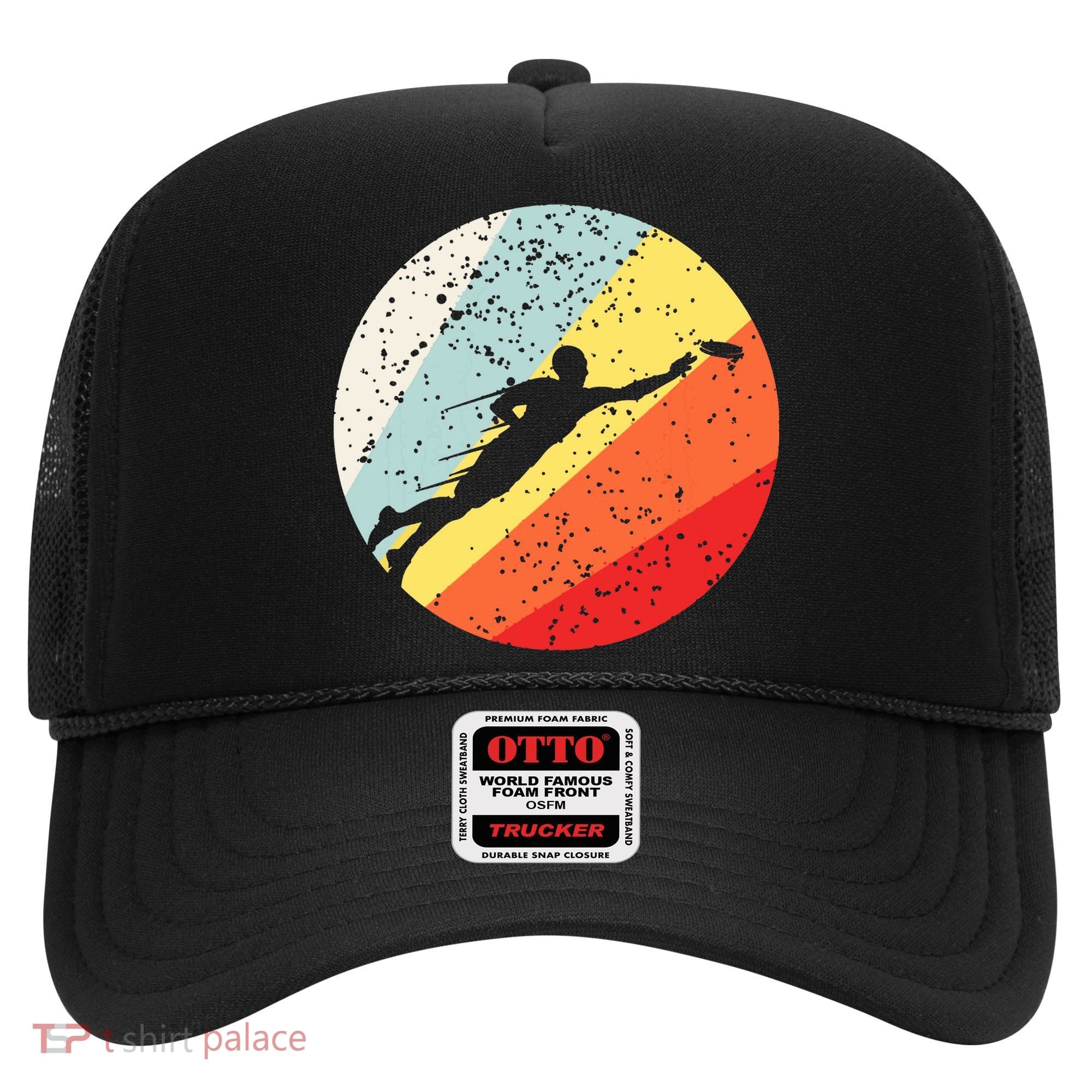 Ultimate Frisbee Retro Distressed Hat