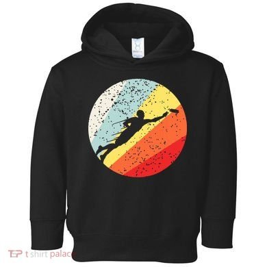 Ultimate Frisbee Retro Distressed Toddler Hoodie