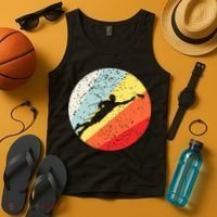 Ultimate Frisbee Retro Distressed Tank Top thumb 4