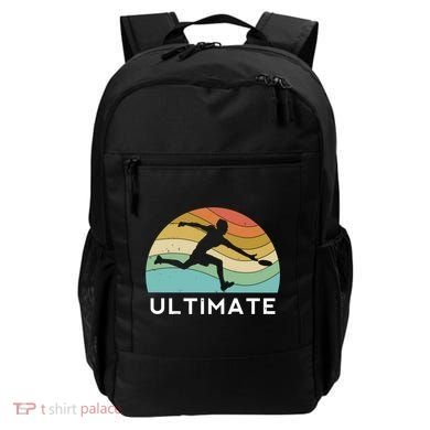 Ultimate Frisbee Retro Player Flying Disc Throwing Meaningful Gift Backpack