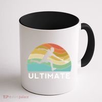 Ultimate Frisbee Retro Player Flying Disc Throwing Meaningful Gift Coffee Mug thumb 1