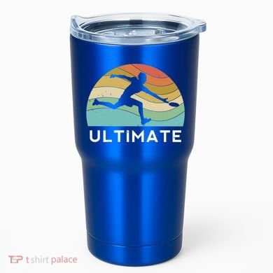 Ultimate Frisbee Retro Player Flying Disc Throwing Meaningful Gift Tumbler