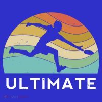 Ultimate Frisbee Retro Player Flying Disc Throwing Meaningful Gift Mousepad thumb 1