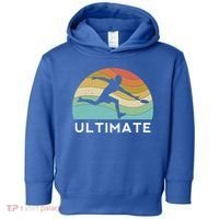 Ultimate Frisbee Retro Player Flying Disc Throwing Meaningful Gift Toddler Hoodie thumb 0