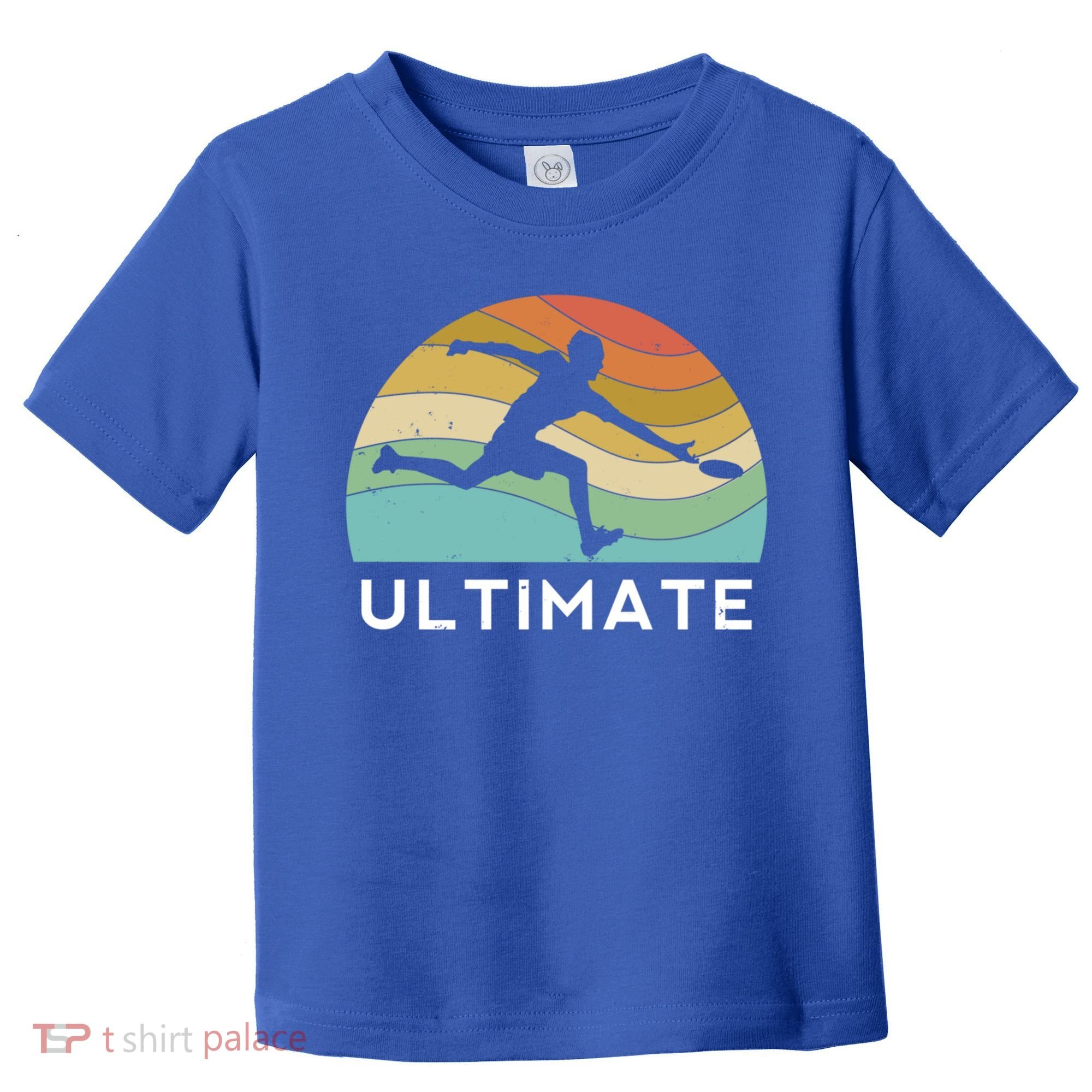 Ultimate Frisbee Retro Player Flying Disc Throwing Meaningful Gift Toddler T-Shirt