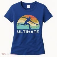 Ultimate Frisbee Retro Player Flying Disc Throwing Meaningful Gift Women's T-Shirt thumb 0