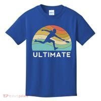 Ultimate Frisbee Retro Player Flying Disc Throwing Meaningful Gift Kids T-Shirt thumb 0