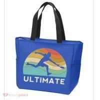 Ultimate Frisbee Retro Player Flying Disc Throwing Meaningful Gift Tote Bag thumb 3