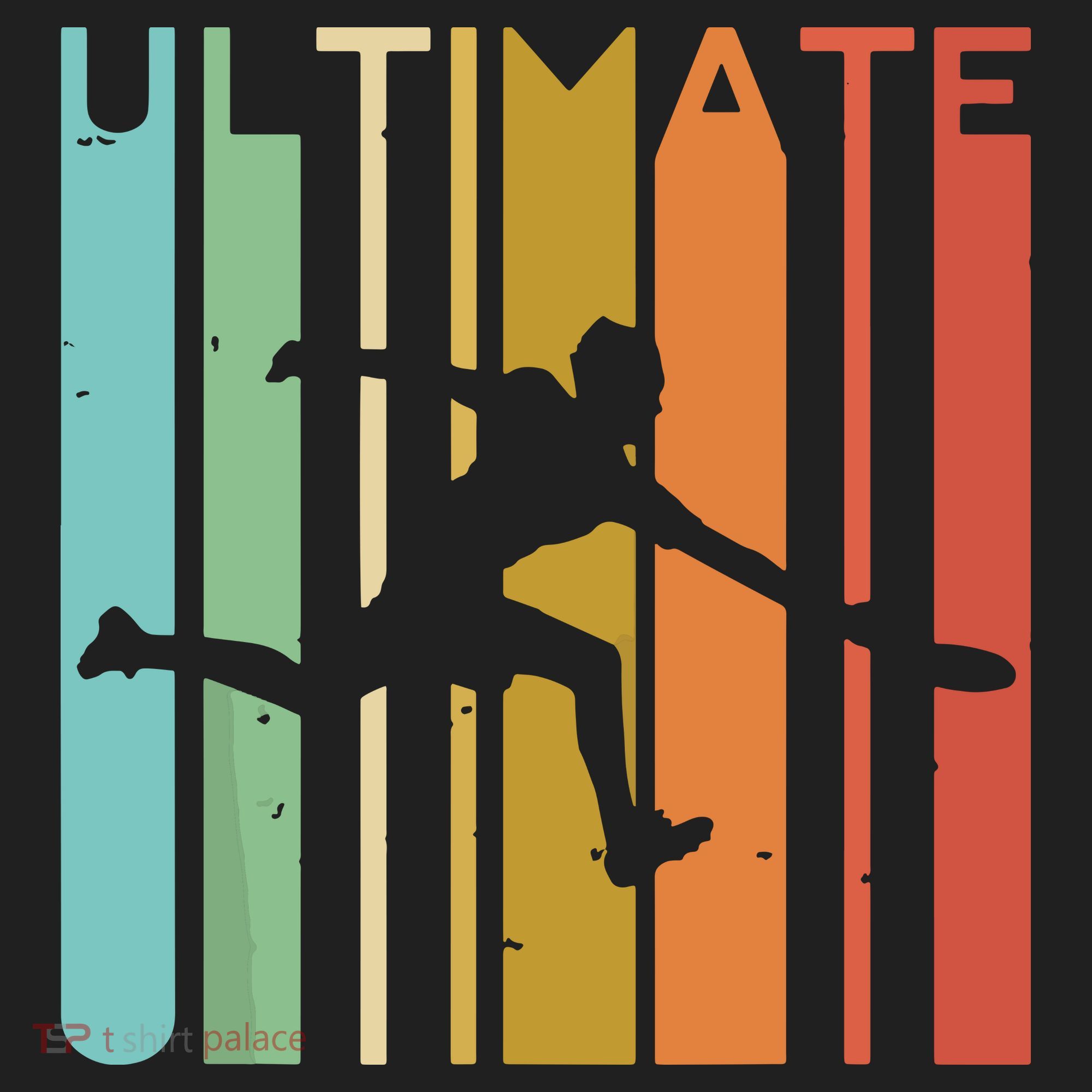 Ultimate Frisbee Retro Player Flying Disc Throwing Beanie