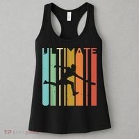 Ultimate Frisbee Retro Player Flying Disc Throwing Women's Tank Top thumb 3