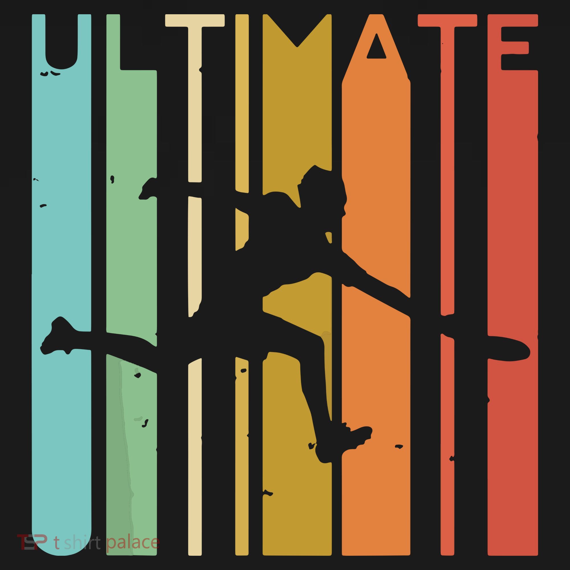 Ultimate Frisbee Retro Player Flying Disc Throwing Baby Bodysuit