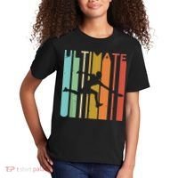 Ultimate Frisbee Retro Player Flying Disc Throwing Kids T-Shirt thumb 2