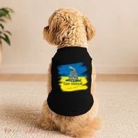 Ukrainian Flag Russian War Ship Go Fuck Yourself Doggie Tank thumb 2