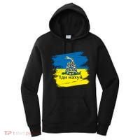 Ukrainian Flag Russian War Ship Go Fuck Yourself Women's Hoodie thumb 0